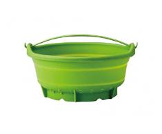 MASTRAD - Passoire Vapeur - Multifonctions - Adaptable sur Casseroles - Cuisson Saine - Préserve le Goût et les Nutriments - Retractable - Diamètre 24cm