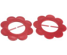Ruco V513.1 Set de 2 embrasses dÃ©coratives pour Rideaux Fleur Rouge