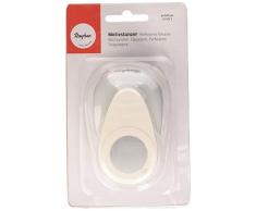 Rayher perforatrice fantaisie  perforatrice ronde de à ž 3.81cm (1,5)  perforatrice scrapbooking idéale pour les loisirs créatifs  orange