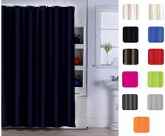 MSV Rideau de Douche uni Noir