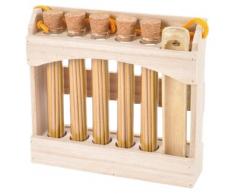 Sentiflore 6BAT061 Encens Japonais avec Porte-Encens Bambou Bois 5 Tubes