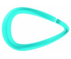 Spirella 10.1472 Rideau de Douche Drop Clear Acqua Plastique