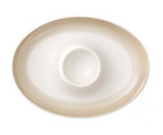 Villeroy & Boch Colourful Life Natural Cotton Coquetier, 5x5x7 cm, Porcelaine Premium, Beige