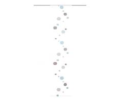 Home Fashion Scherli Panneau Coulissant Hexagone, Polyester, Turquoise, 245Â x 60Â cm