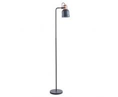 Lampadaire Lattine lampe sur pied de sol gris dorÃ©e VN-L00040-EU