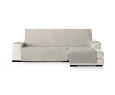 Eysa Mist Housse, Microfiber, C/1 Beige-Gris, Chaise Longue 240 cm. Adapté aux canapés de 250 à 300 cm