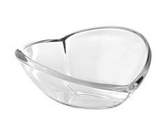 Vidivi Vetri delle Venezie 67251Â 1Â CÅur CÅur Bol, 16,5Â x 16,7Â cm, Verre, Transparent