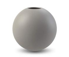 Cooee Design Vase Boule en céramique, Coloris Gris, 20 cm