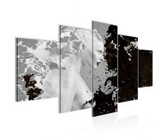 Tableau decoration murale Café au lait - XXL Impression sur Toile Salon Appartment 5 Parties - prêt à accrocher - 301853a