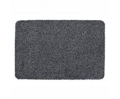 JVL Tanami Lavable en Machine Barrier Paillasson, 80Â Coton/20% Gel/synthÃ©tique Dos, Charbon de Bois, 40Â x 60Â x 0.5Â cm