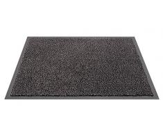 F & S Mars Paillasson dentrée de Haute qualité Robuste et Lavable pour lusage intérieur et extérieur 80 x 120 cm Couleur Anthracite. Fabriqué en Europe