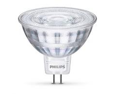 Philips ampoule LED GU5.3 3W Equivalent 20W Blanc chaud (2700 Kelvin), 230 Lumens, Réflecteur