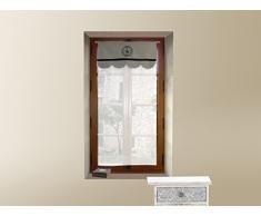 Soleil docre Parfait Brise Bise BrodÃ© en Coton 60x90 cm PoÃ¨me par Coton Gris 60 x 90 cm