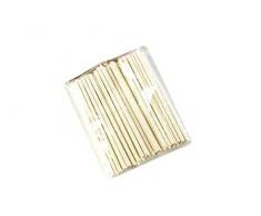 Silikomart 99.411.99.0001 Easy Pop Lot de 50 Bâtonnets pour Moules de Réaliser Sucettes Papier