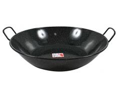 Esmaltaciones la Estrella Jaspeada Plat à Paella Profond, 45 cm, 12,2 l