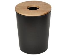 Opportunity 26B1506010070 Poubelle, Plastique, Noir, 23 x 23 x 30 cm