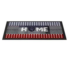 HMT 555512 Paillasson Polyamide Gris 75 x 45 x 0,5 cm