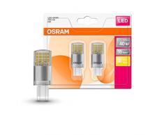 Osram Lot de 2 Ampoules LED Capsules | Culot G9 | Blanc Chaud 2700K | 3,8W (Ã©quivalent 40W)