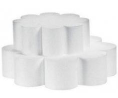 Decora en polystyrène en Forme de Fleur Sucette gâteau pour décoration, Blanc cassé, Polystyrène, Ecru, 40 x 7.5 cm