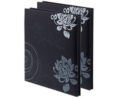 Walther EA-201-BD Album duoble pour insÃ©rer des photos Grindy, 400 photos 10 x 15 cm, noir
