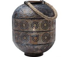 Kare Lampe 38217Â sol Sultan, 31Â cm, acier inoxydable, noir