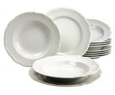 CreaTable, 16137, SÃ©rie MARIA THERESIA, Service de table de 12 piÃ¨ces