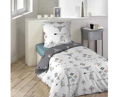 douceur dintÃ©rieur parure 2 piÃ¨ces 140x200 cm allover appalaches