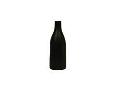 Canvas Home Morandi Petit vase en forme de bouteille Noir