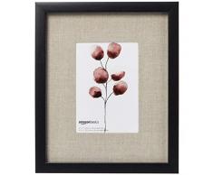 AmazonBasics Cadre mural Gallery Noir 23 x 28 cm pour photo 12,7 x 17,8 cm
