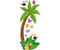 Plage 152532 Sticker Mural - Jungle, 1 Planche, 24 x 68 cm