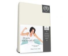 Bed-Fashion élasthanne Drap Housse, Coton, Blanc cassé, Double, 140 x 210 cm