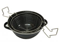 Magefesa 01102535 Poêle Profonde, friteuse, 20 cm, Noir