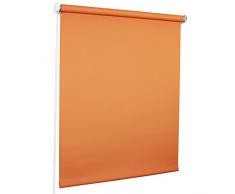 Rollmaxxx Store Enrouleur Standard Laisse Passer la lumiÃ¨re latÃ©rale, Polyester Acier ABS, Orange, 100 x 190 cm