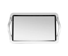DEGRENNE - Plateau Rectangulaire avec Anses, Acier Inoxydable, Inox