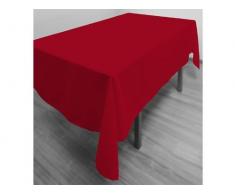 Soleil dOcre Nappe antitaches rectangle 140x300 cm ALIX rouge