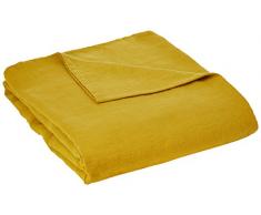 Garnier-Thiebaut SYRACUSE Housse de Couette, Lin, Curry, 135 x 200 cm