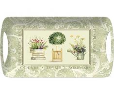 Creative Tops Petit Plateau de Service en mélamine et Plastique Vert