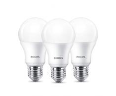 Philips Lampe LED en plastique Blanc 9W - 3 pieces