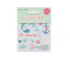 Dovecraft Livre sirÃ¨ne 168 Stickers Paillettes pour travaux manuels, Papeterie, Journal, Papier Multicolore, Taille Unique