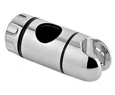 GedyÂ âÂ Support Mobile pour Barre de Douche, Chrome Brillant 25 mm