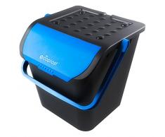 Ecoplast - EC35Â - Ecologic - Poubelle - Bleu, 38Â x 36,5Â x 45Â cm