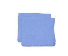 Soleil docre 431105 Douceur Serviette de Toilette Coton Bleu 50 x 90 cm