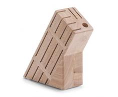 Zeller 24550 Bloc à couteaux Bois de caoutchouc 21 x 14 x 8 cm