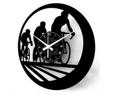 Instant Karma Clocks Horloge Murale en Vinyle Sport VÃ©lo Tour de France Cyclisme dItalie, Bicyclette, IdÃ©e Cadeau