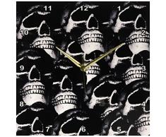 3dRose DPP 60816Â _ 2Â dune tÃªte de Mort Gothique Horloge Murale, 13Â par 33Â cm