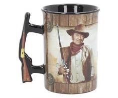 Nemesis Now John Wayne A Mans Gotta Do Mug Marron 13 cm
