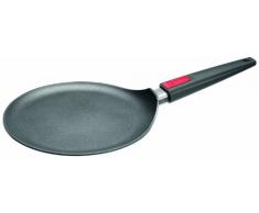 Woll 1226 N PoÃªle Ã crÃªpes antiadhÃ©sive avec spatule en Bois et Bouton de dÃ©gagement PoignÃ©e Amovible 24Â cm