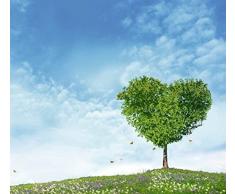 Papier Peint dÃ©co poster MON ARBRE COEUR 3 x 2,70 m | DÃ©co et photo murale XXL QualitÃ© HD Scenolia