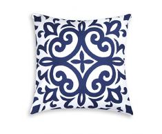 Excelsa - Coussin dÃ©coratif, Rembourrage Inclus, Housse en Coton Cobalt 45 x 45 cm Bleu