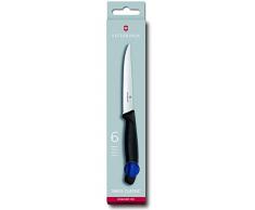 Victorinox Swiss Classic Set de 6 Couteaux à Steak, Acier Inoxydable, Bleu, 30 x 5 x 5 cm